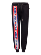 Pantalone Jogging nero con Logo GCDS