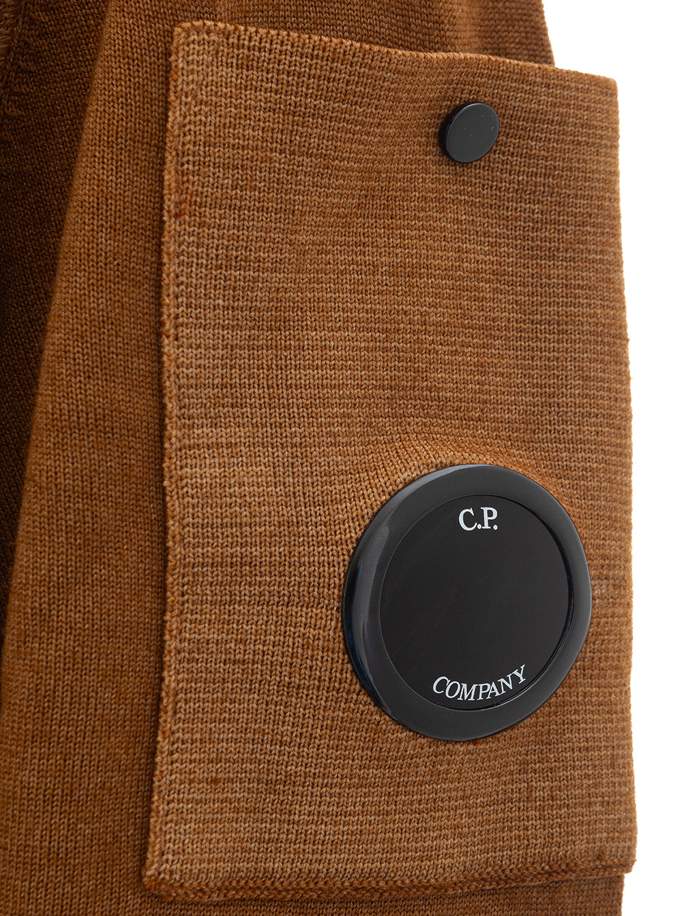 Jersey de lana marrón de CP Company