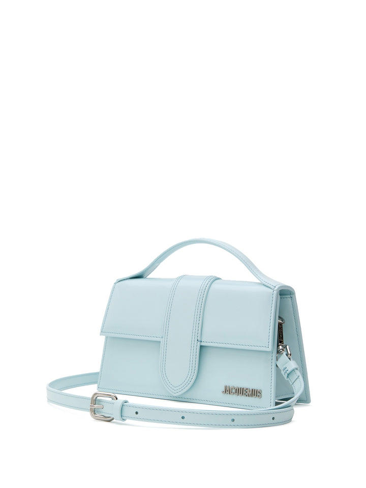 Le grand baby τσάντα σε μπλε δέρμα jacquemus