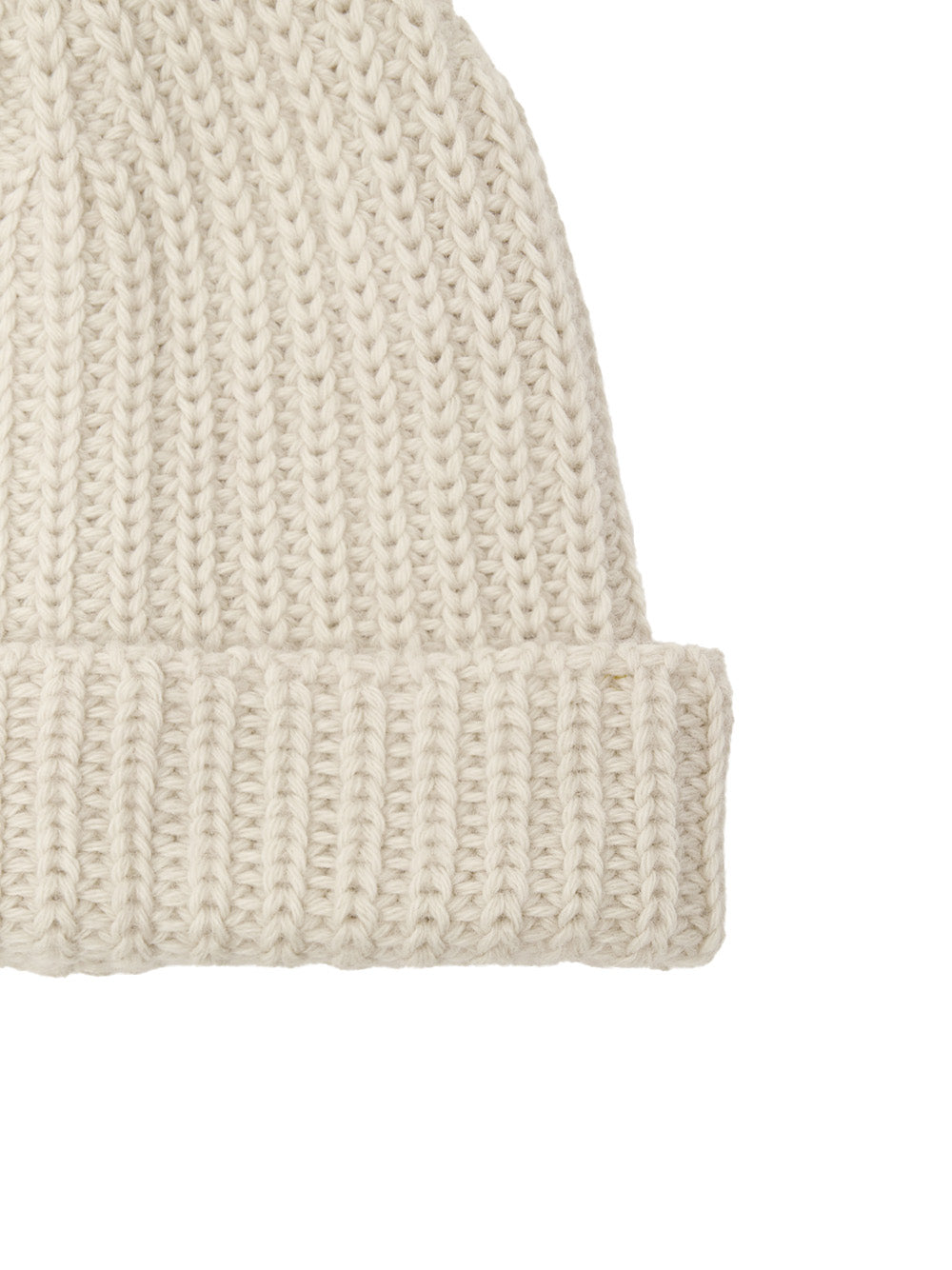 Cappellino in Lana di Alpaca Bianco Gran Sasso