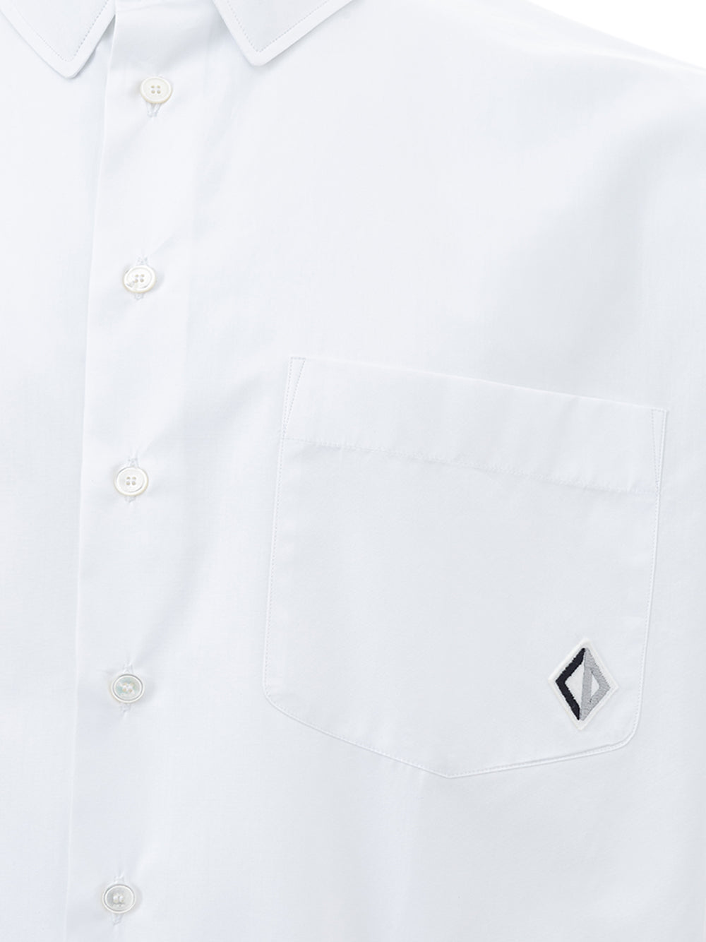 White Dior Cotton Poplin Shirt