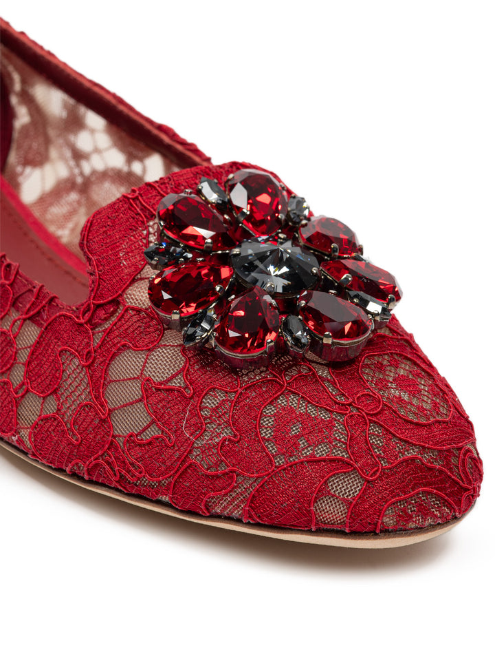 Ballerinas 'Vally' mit Dolce & Gabbana-Spitze