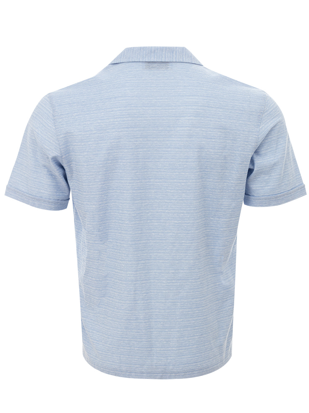 Gran Sasso Light Blue Linen Blend Half Sleeve Shirt