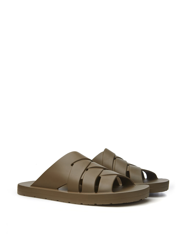 Flinston Rubber Sandals Bottega Veneta