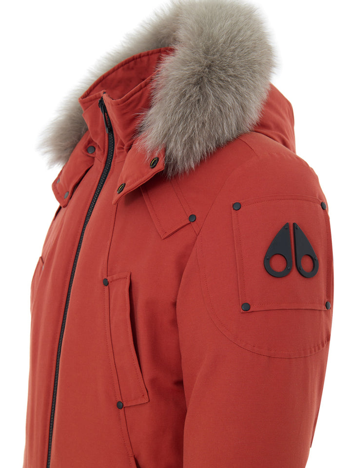 Giubbino Bomber Blu Imbottito Moose Knuckles