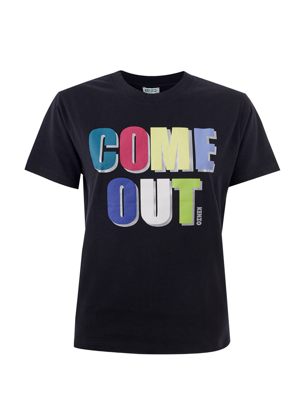 T-Shirt Nera Kenzo Come Out