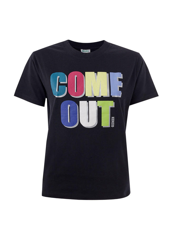 Kenzo Come Out Black T-Shirt
