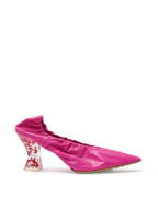 Décolleté Pump Almond in Pelle Fucsia Bottega Veneta