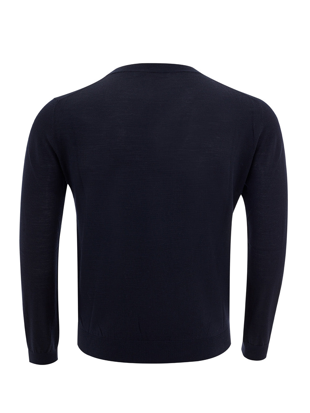 Valentino Blue Wool Crew Neck Sweater