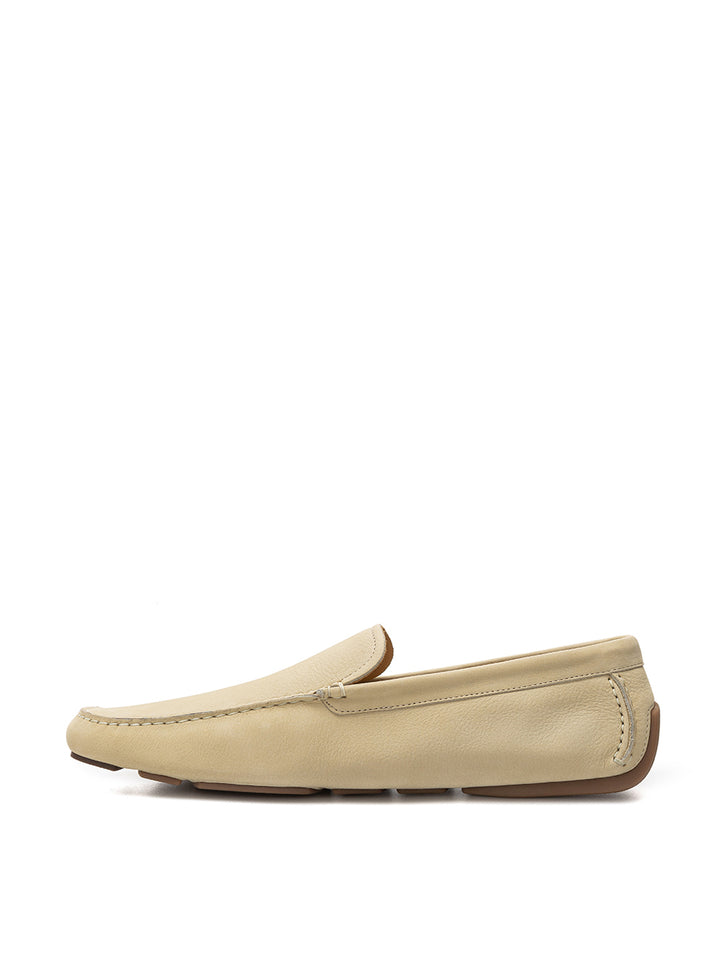 Mocasín Bally de ante beige