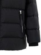 Giubbino Imbottito con Cappuccio in Nero Moose Knuckles