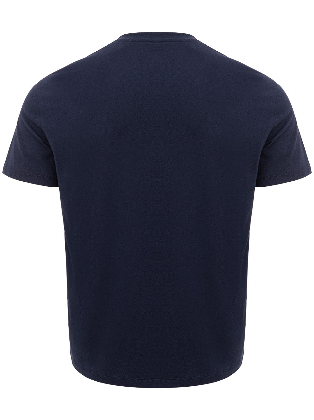 T-Shirt Scollo a V in Blu Armani Exchange