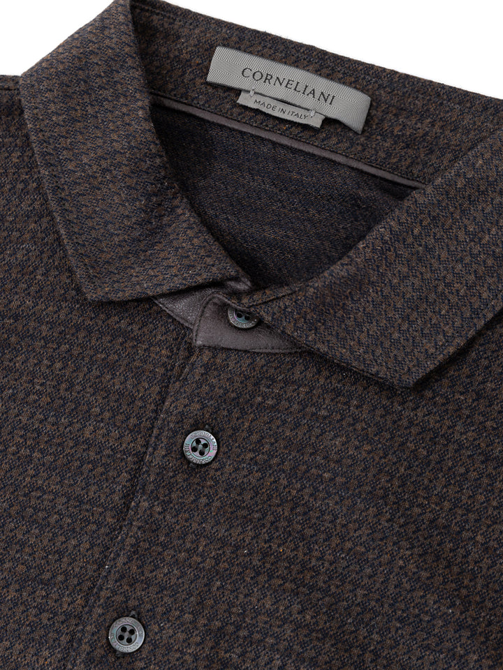 Polo Corneliani Marrone