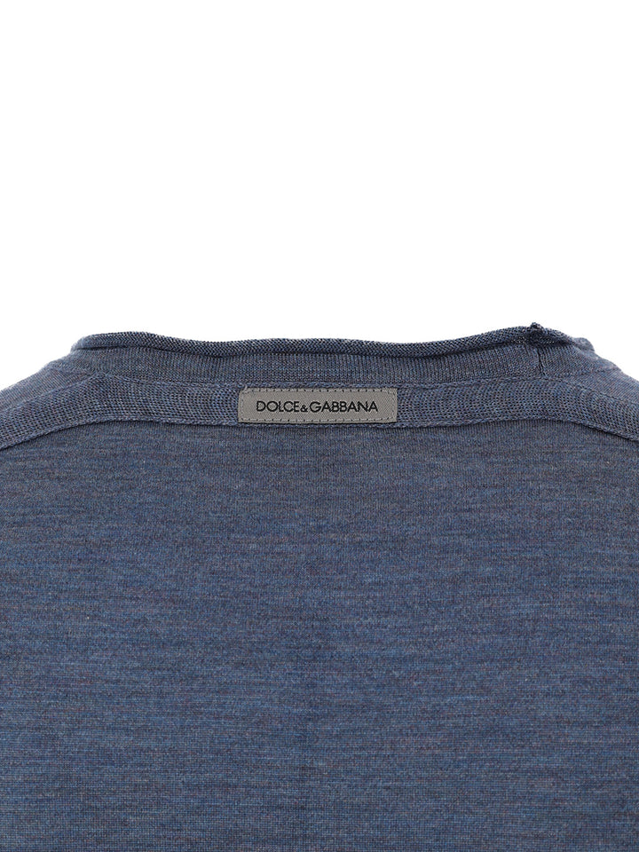 Maglia Basic a Maniche Lunghe in Seta Dolce & Gabbana