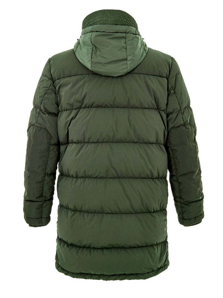 Giubbino Piumino Lungo Verde Paul & Shark