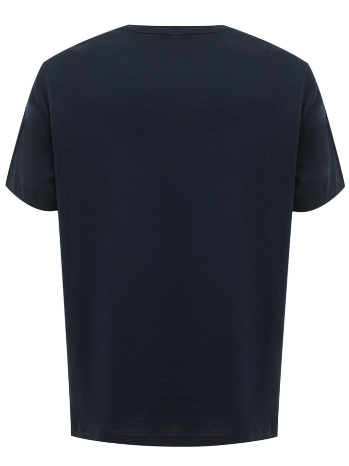 T-Shirt with Brioni Silk Panel