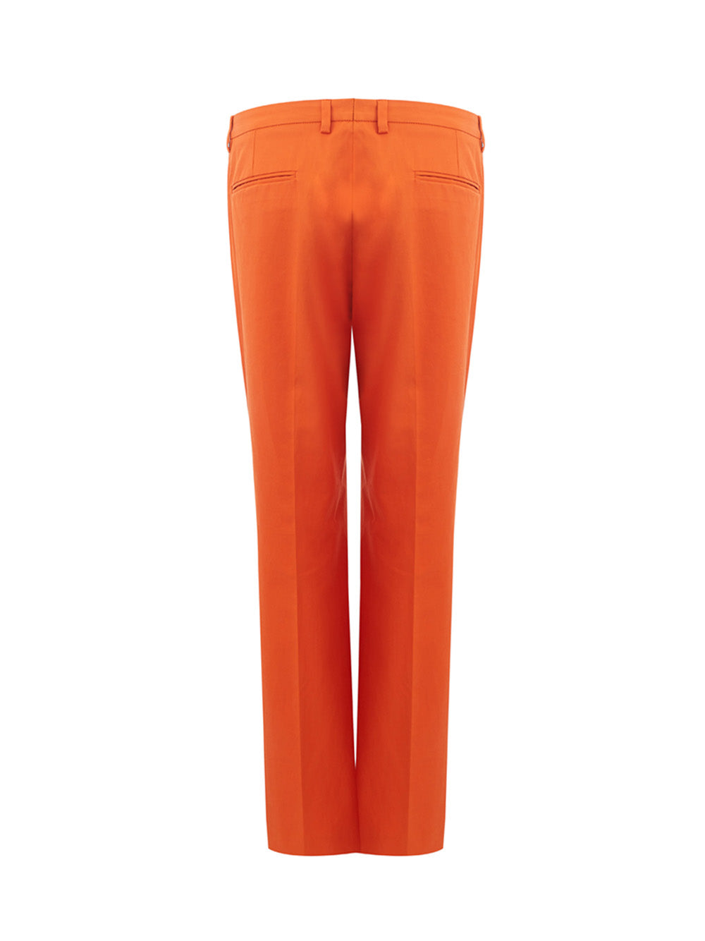 Pantalón de algodón naranja