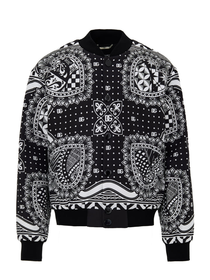 Giubbino Bomber Stampato Dolce & Gabbana