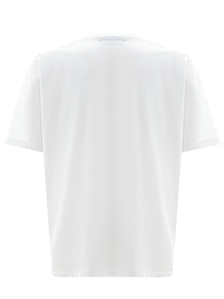 T-Shirt in Cotone con Logo Dsquared2