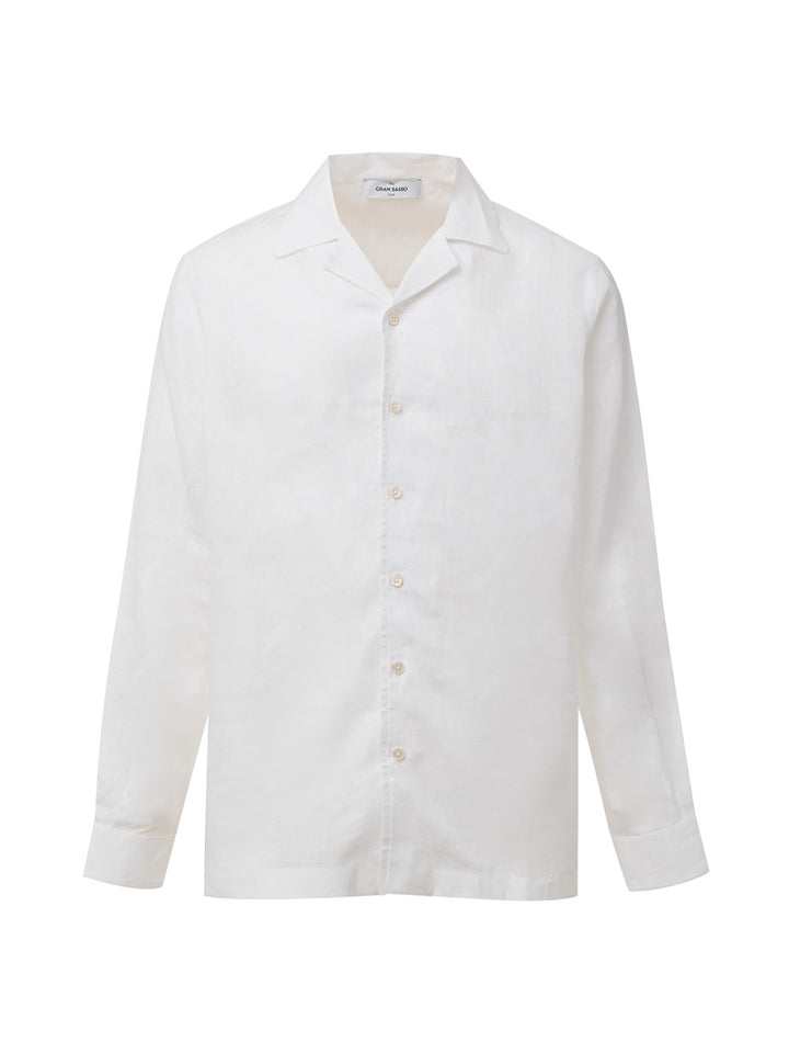 Camicia Bianca in Lino Gran Sasso