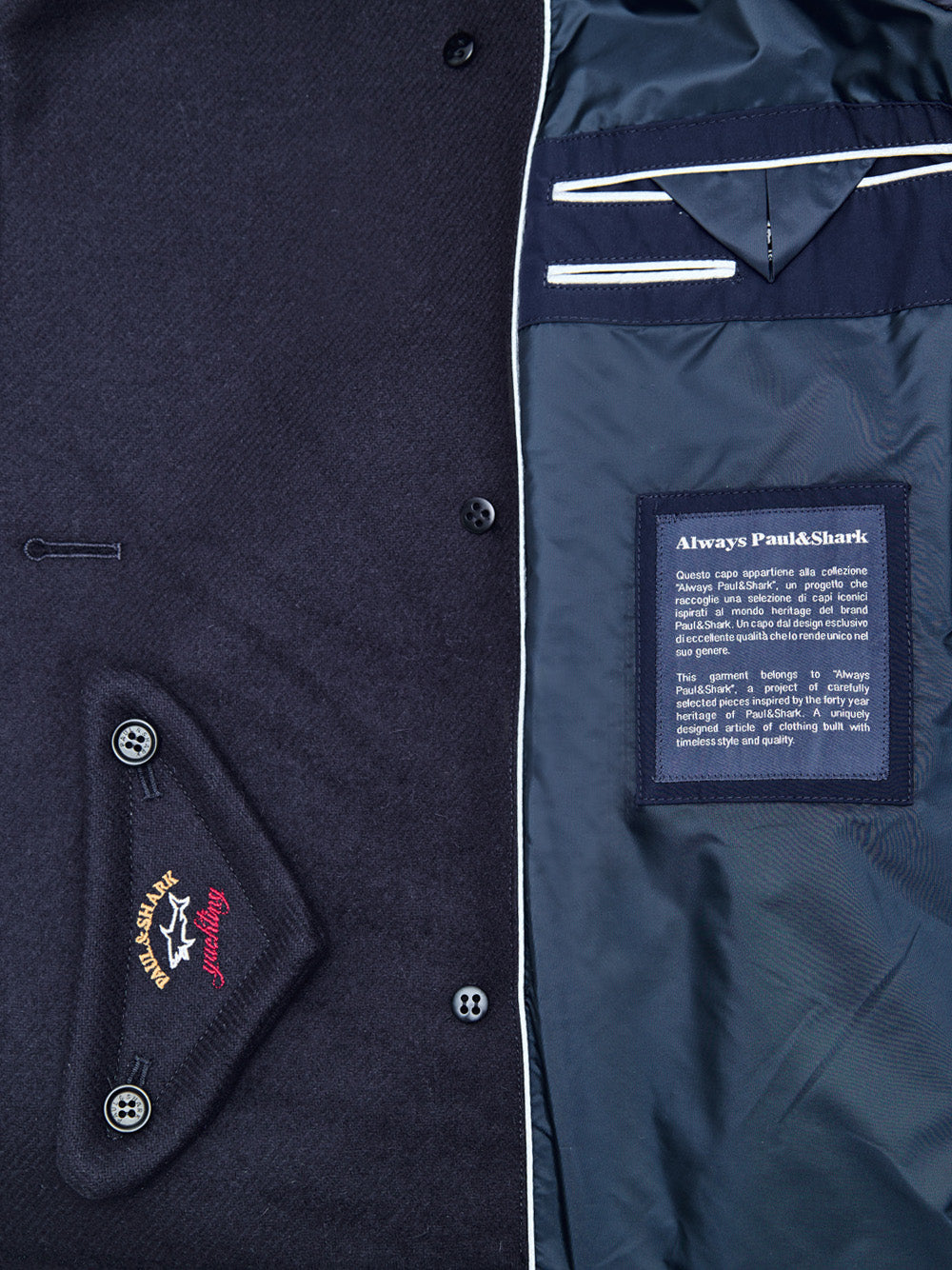 Giubbino Peacoat Blu Paul & Shark