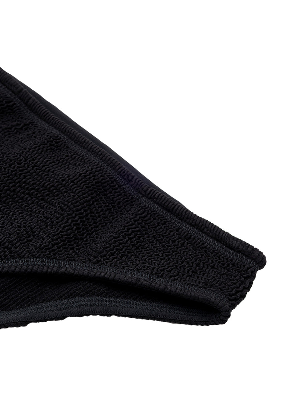 Costume Due Pezzi in Nero Lavorazione Mille Pieghe Bottega Veneta
