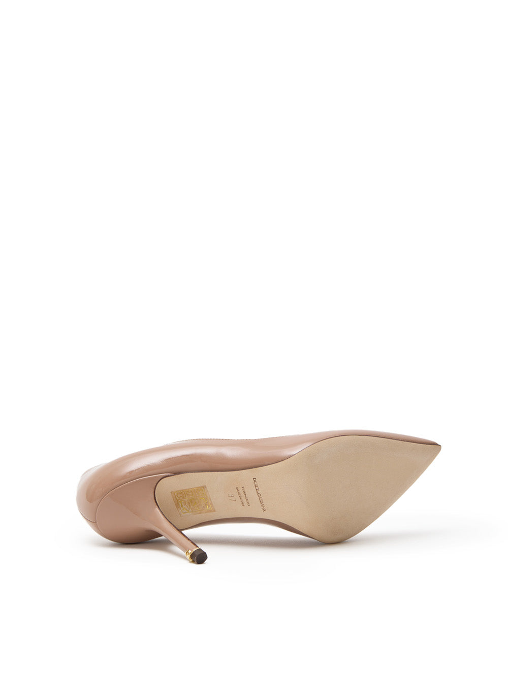 Décolleté in Vernice Cipria Dolce & Gabbana