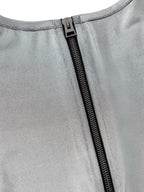 Maglietta in tessuto metallizzato argento Tom Ford