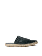 Espadrillas Lagoon con Intreccio in Verde Scuro Bottega Veneta