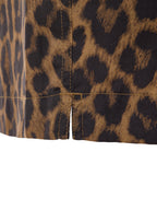 Pantalone Shorts Morbido Stampa Leopardo Tom Ford