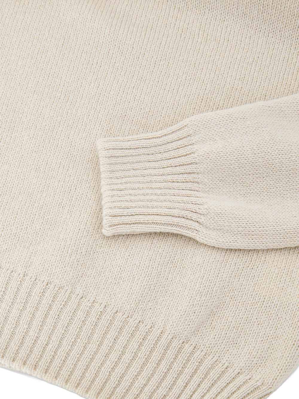 Maglione Dolcevita Beige in Lana Gran Sasso