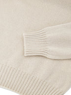 Maglione Dolcevita Beige in Lana Gran Sasso