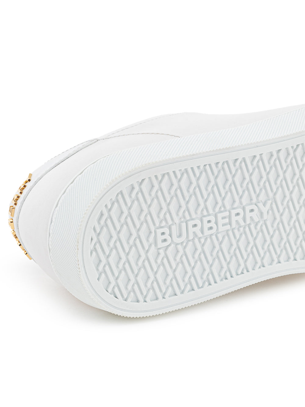 Sneaker in Pelle Bianca Burberry