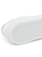 Sneaker in Pelle Bianca Burberry