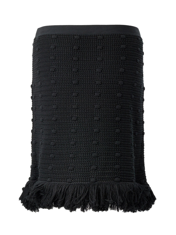 Bottega Veneta Pom Pom Knitting Skirt