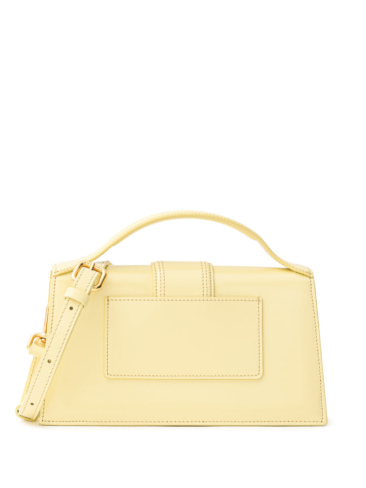 Sac Le Grand Enfant en Cuir Jaune Jacquemus