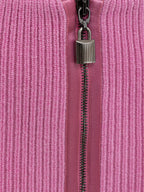 Gonna a Tubino con zip in Maglia Rosa Tom Ford