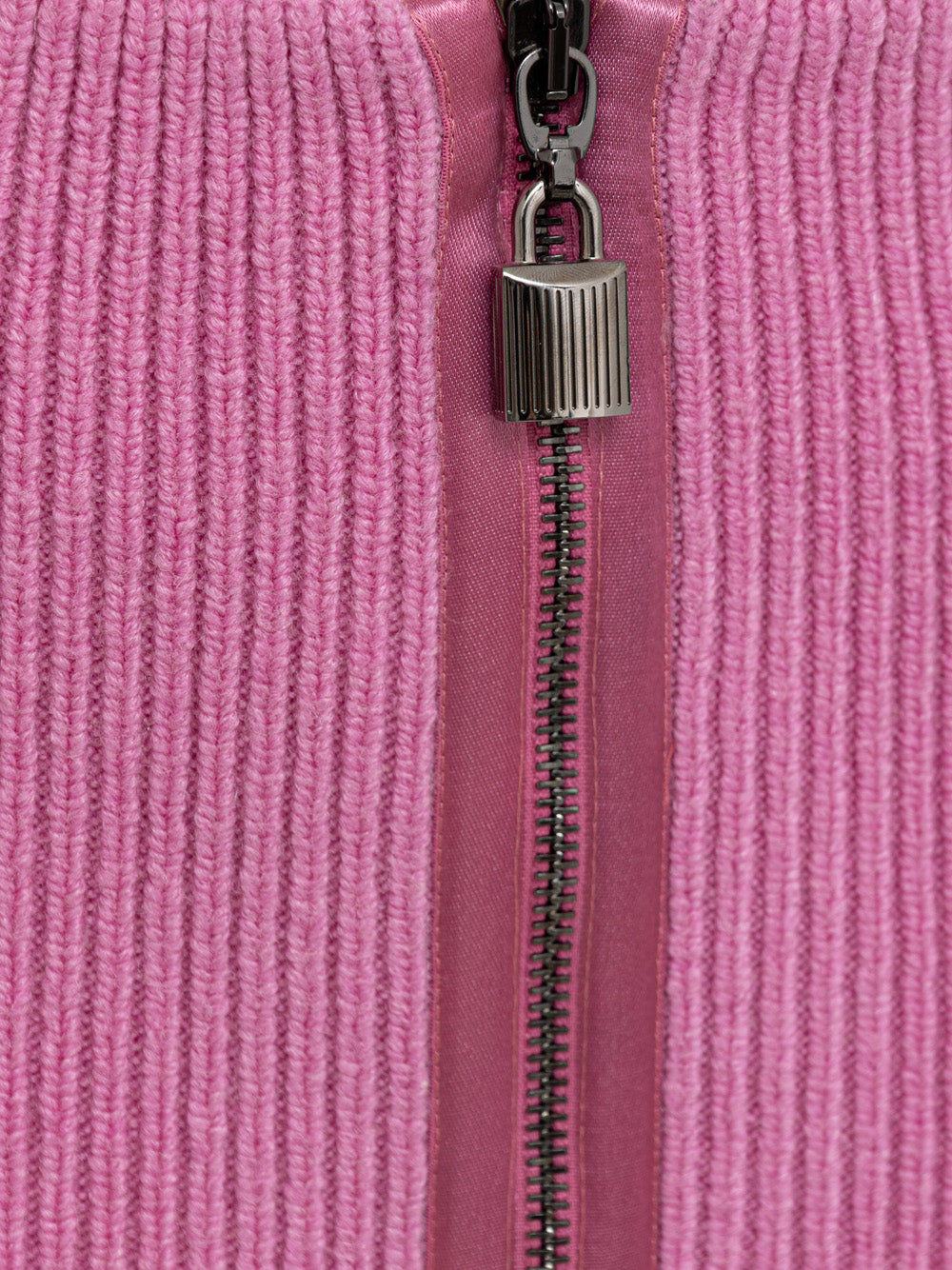 Gonna a Tubino con zip in Maglia Rosa Tom Ford