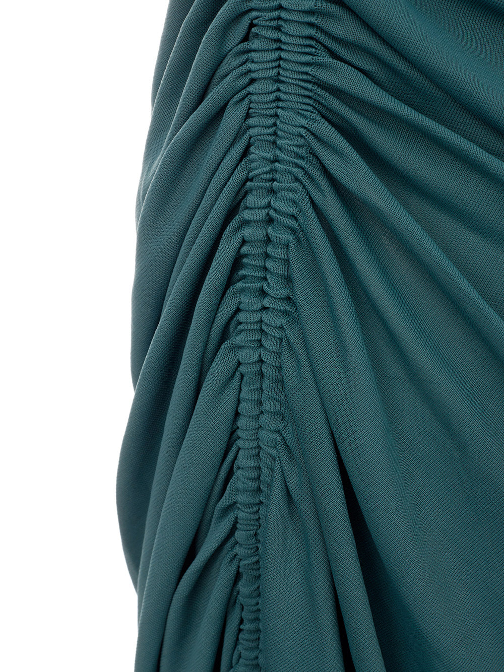 Glossy Viscose Dress with Draping Bottega Veneta