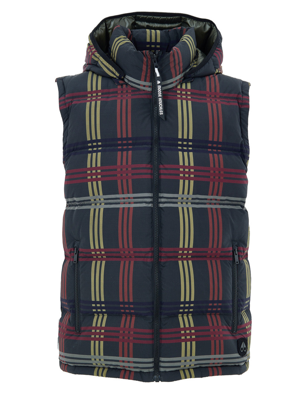 Giubbino Smanicato Imbottito Check Multicolor Moose Knuckles