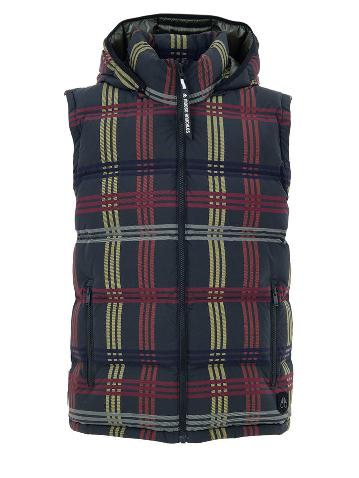 Giubbino Smanicato Imbottito Check Multicolor Moose Knuckles