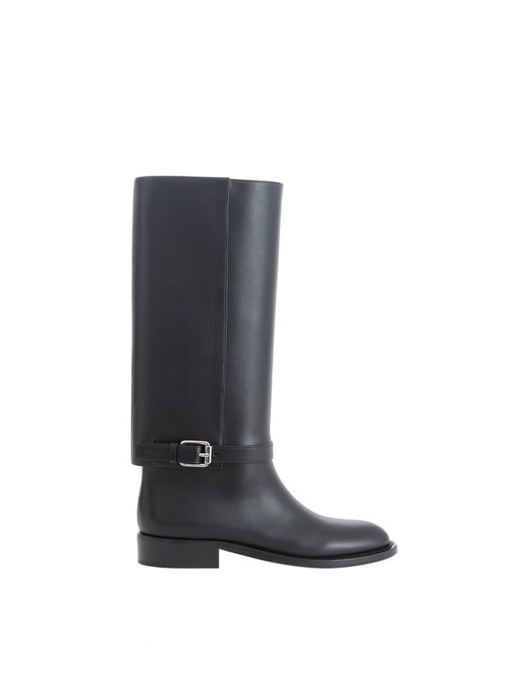 Bottes en cuir Burberry