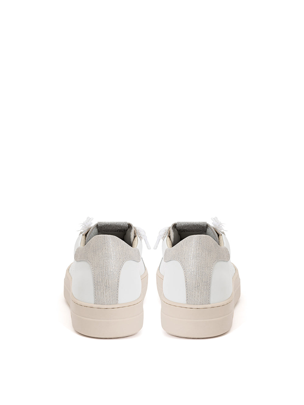 White Thea P448 leather sneakers