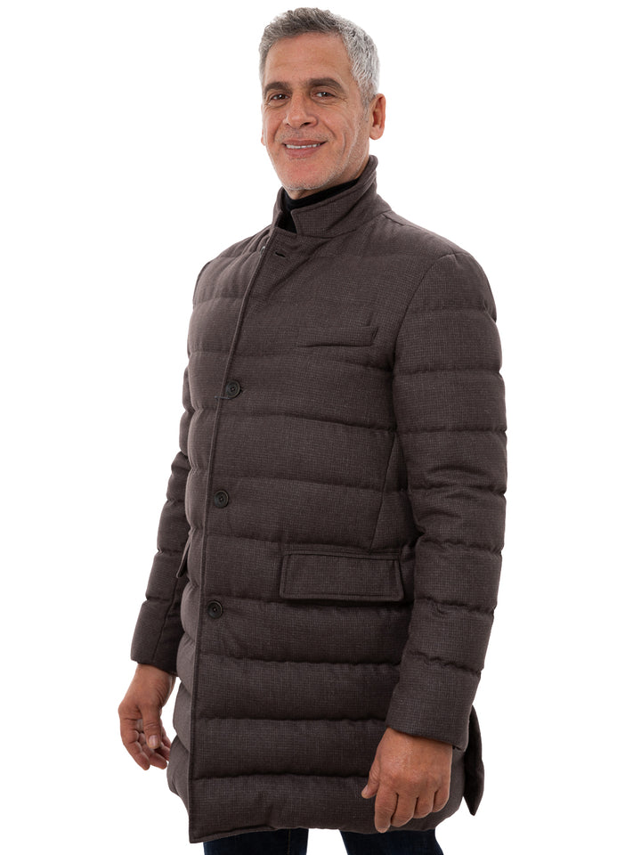 Manteau rembourré avec col Herno