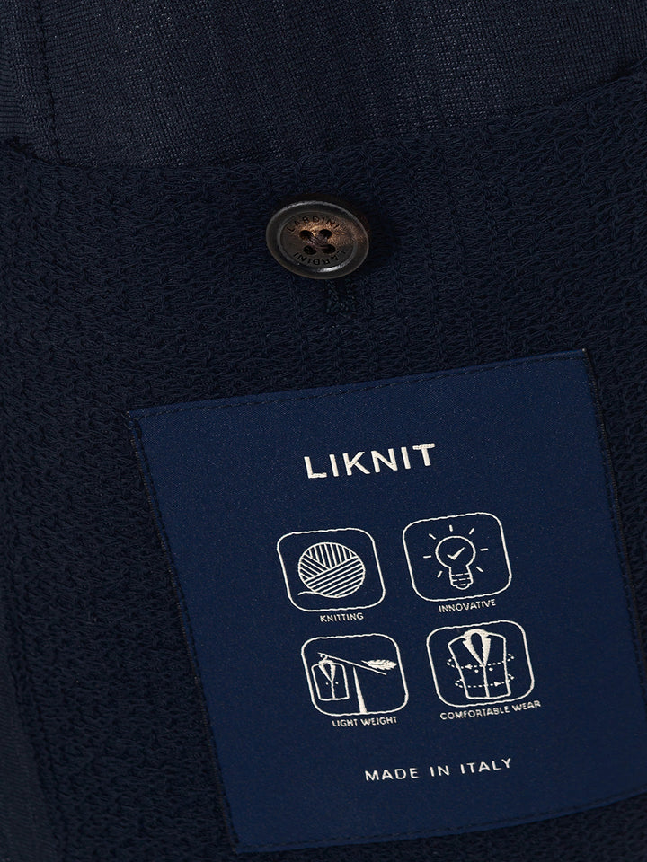 Lardini Two Button Deconstructed Blue Jacket