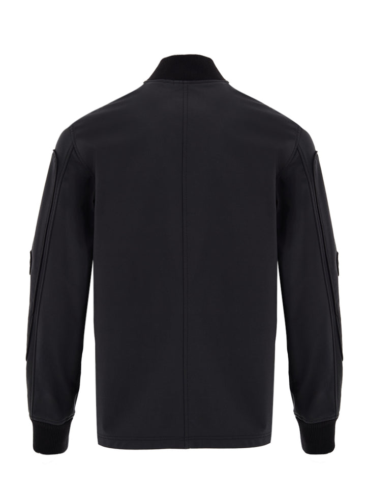 Giubbino Leggero in Tessuto Tecnico Nero Moose Knuckles