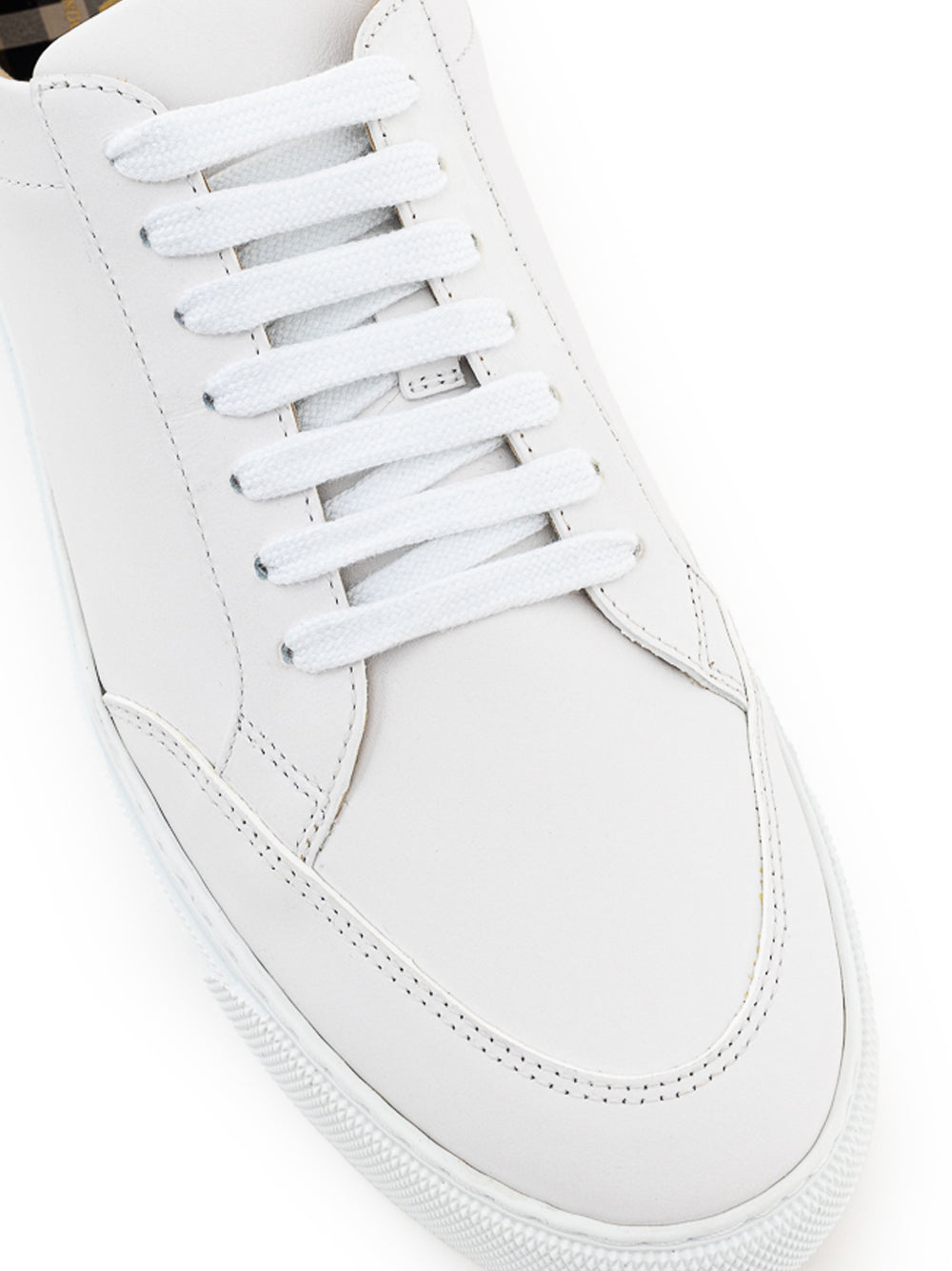 Sneaker in Pelle Bianca Burberry