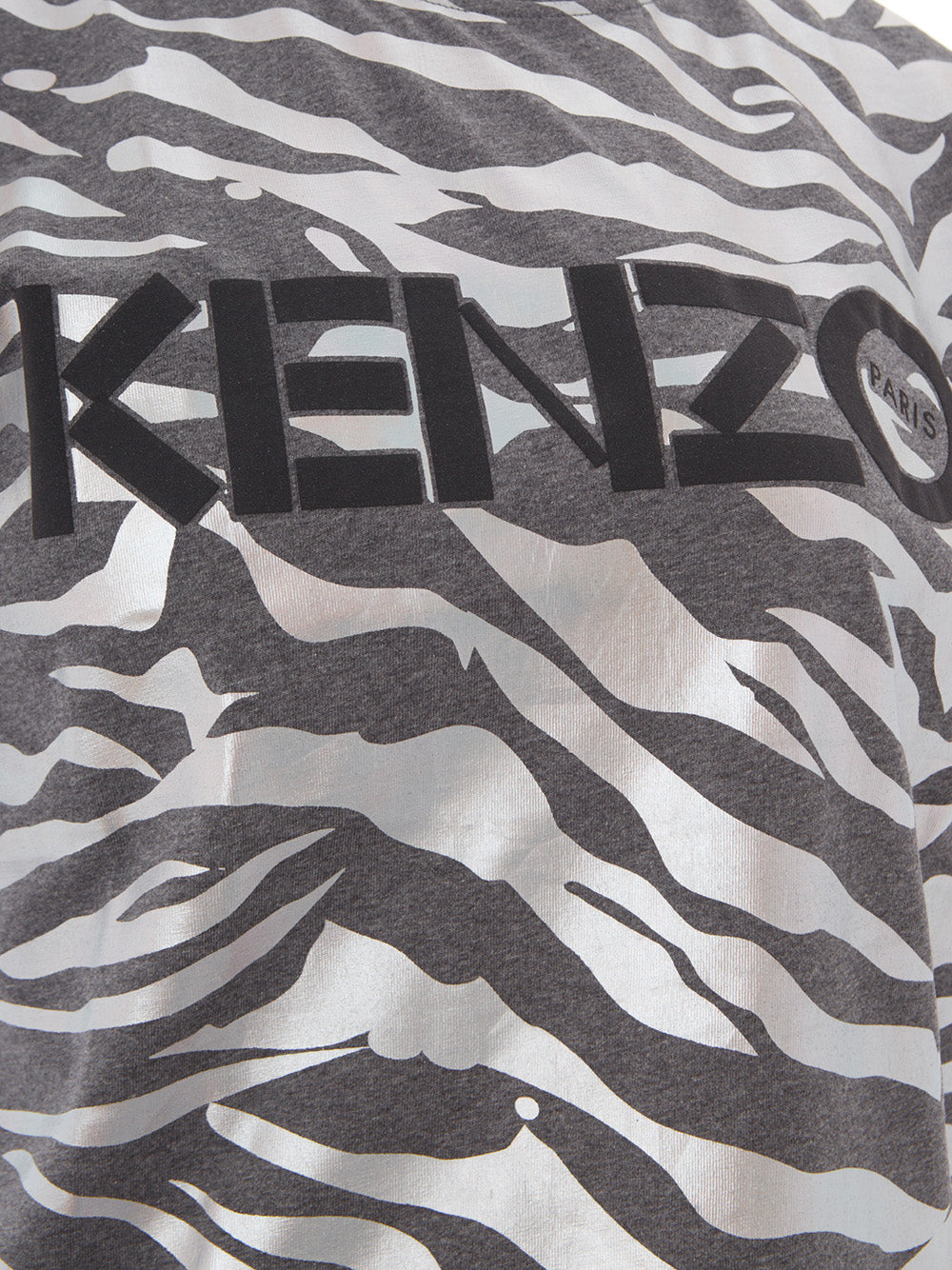 Kenzo Camiseta Metal Estampado Animal