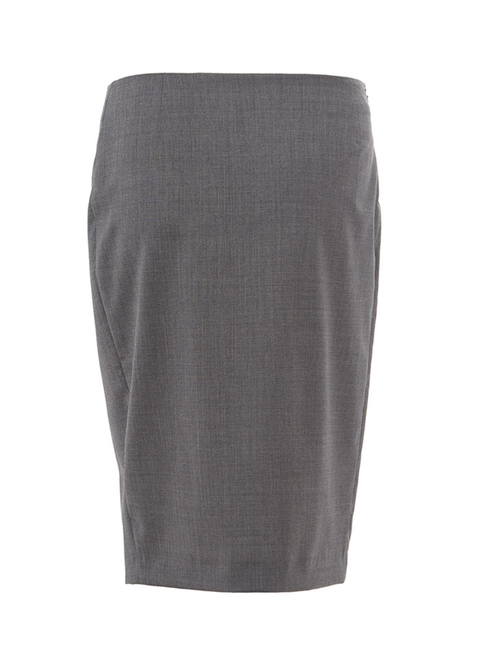 Wool pencil skirt