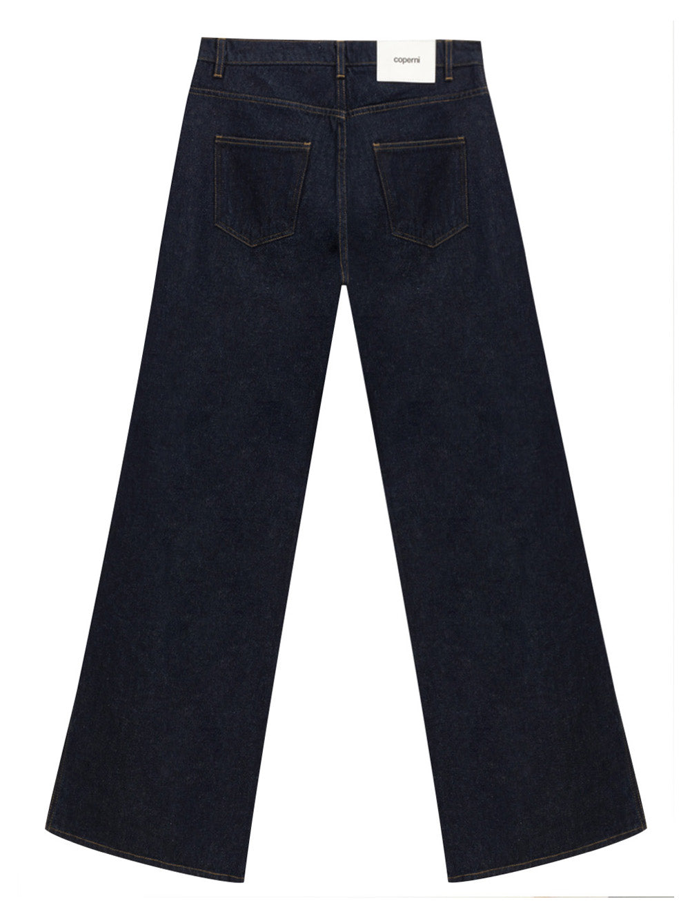 Jeans a Vita Alta con Gamba Larga Coperni